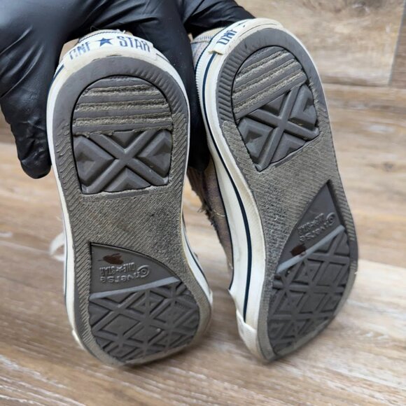 Converse All Star Plaid Textile Sneakers Women's Size 8 - Picture 4 of 7